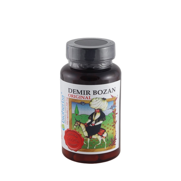 БИОХЕРБА ДЕМИР БОЗАН + ТИАМИН капсули 240 мг 100 броя / BIOHERBA DEMIR BOZAN + THIAMINE