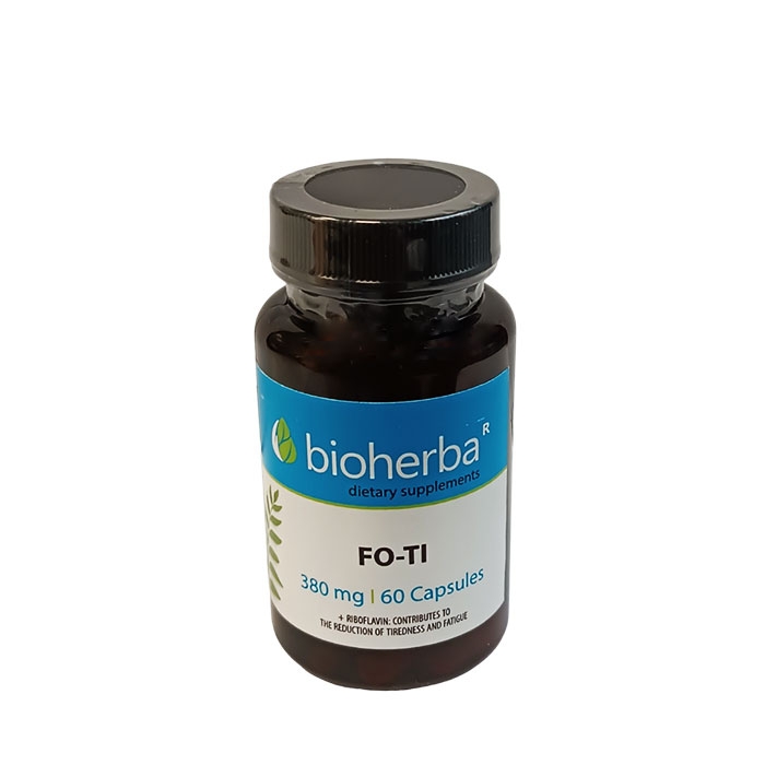 БИОХЕРБА ФО-ТИ + РИБОФЛАВИН капсули 60 броя / BIOHERBA FO-TI + RIBOFAVINE