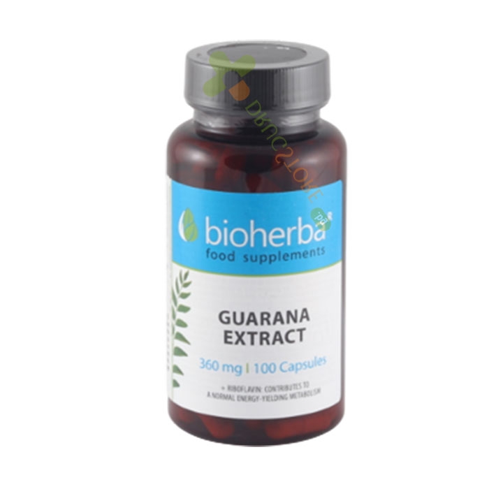 БИОХЕРБА ГУАРАНА ЕКСТРАКТ + РИБОФЛАВИН капсули 100 броя / BIOHERBA GUARANA + RIBOFLAVIN