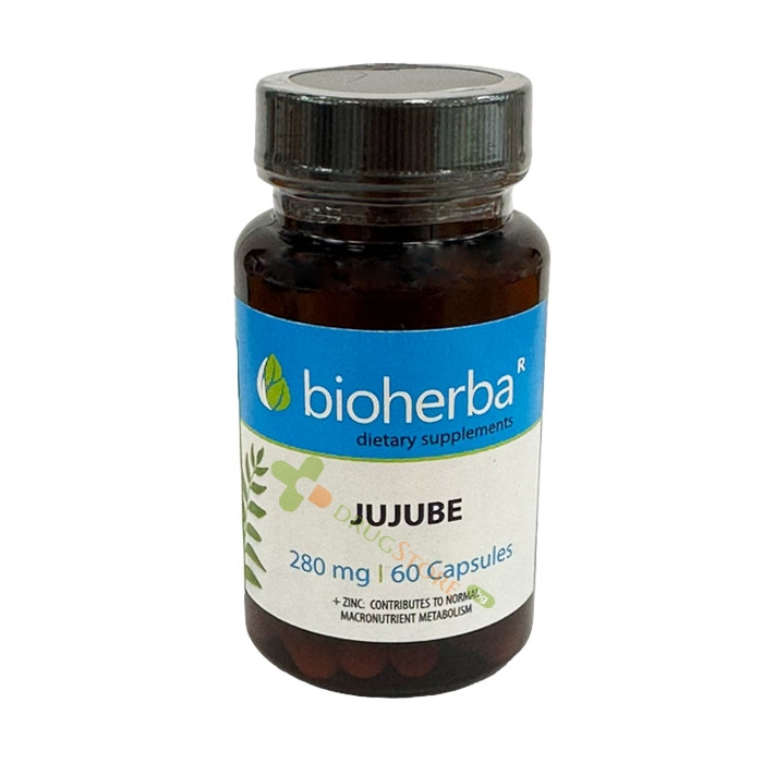 БИОХЕРБА ХИНАП + ЦИНК капсули 60 броя / BIOHERBA JUJUBE + ZINC