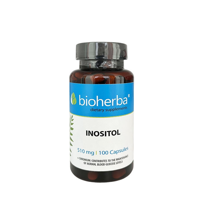 БИОХЕРБА ИНОЗИТОЛ + ХРОМ капсули 100 броя / BIOHERBA INOSITOL + CHROMIUM