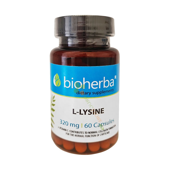 БИОХЕРБА L-ЛИЗИН + ВИТАМИН C капсули 60 броя / BIOHERBA L-LYSINE + VITAMIN C