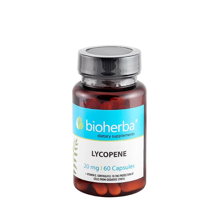БИОХЕРБА ЛИКОПЕН + ВИТАМИН E капсули 60 броя / BIOHERBA LYCOPENE + VITAMIN E