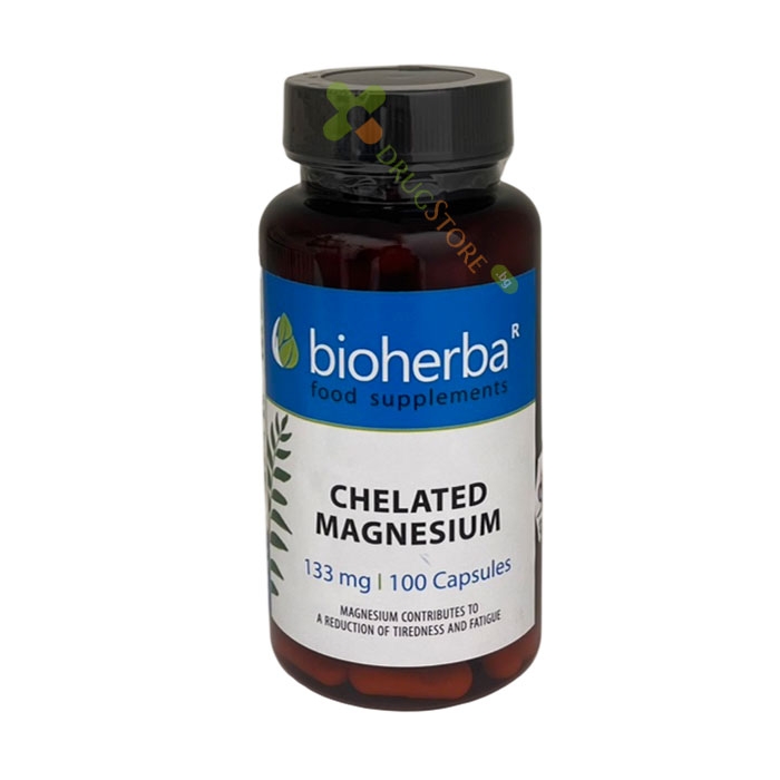 БИОХЕРБА МАГНЕЗИЙ ХЕЛАТ капсули 133 мг 100 броя / BIOHERBA CHELATED MAGNESIUM