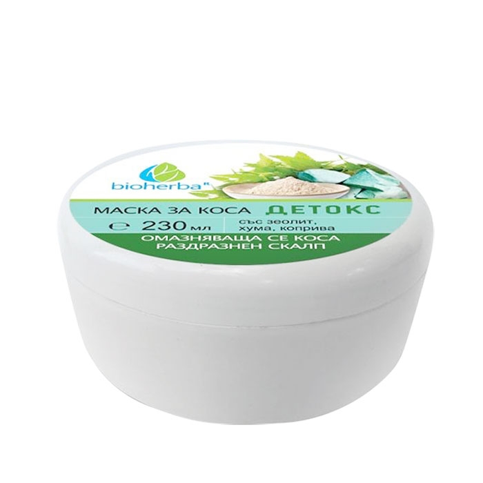 БИОХЕРБА МАСКА ЗА КОСА ДЕТОКС 230 мл / BIOHERBA DETOX HAIR MASK