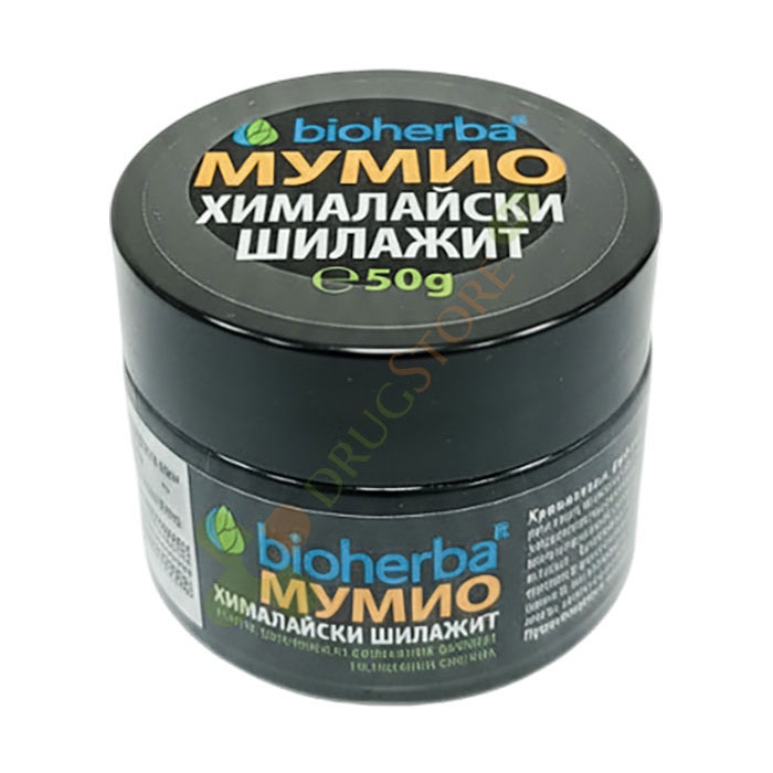 БИОХЕРБА МУМИЙО (ХИМАЛАЙСКИ ШИЛАЖИТ) + ХРОМ - СМОЛА 50 г / BIOHERBA HIMALAYAN SHILAJIT (MUMIJO) + CHROMIUM - RESIN