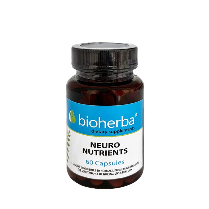 БИОХЕРБА НЕВРОХРАНИТЕЛНИ ВЕЩЕСТВА + ХОЛИН капсули 60 броя / BIOHERBA NEURO NUTRIENTS + CHOLINE