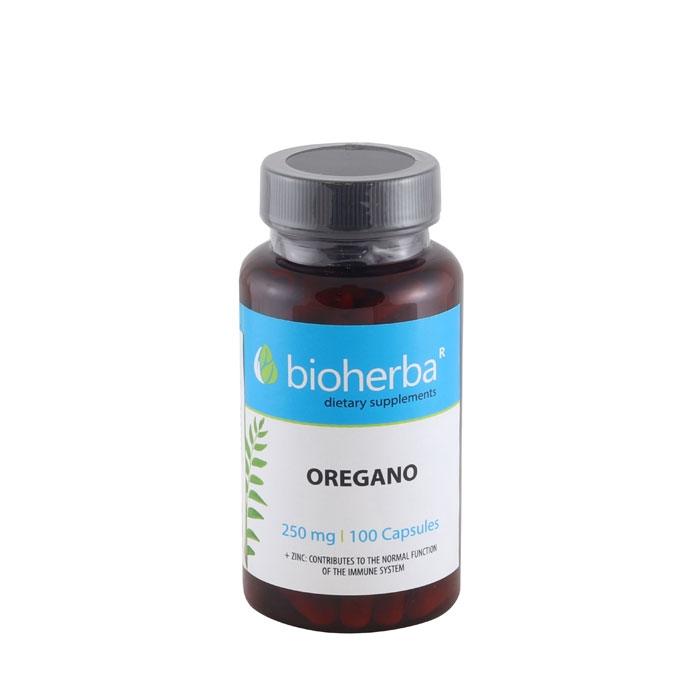 БИОХЕРБА РИГАН + ЦИНК капсули 100 броя / BIOHERBA OREGANO + ZINC