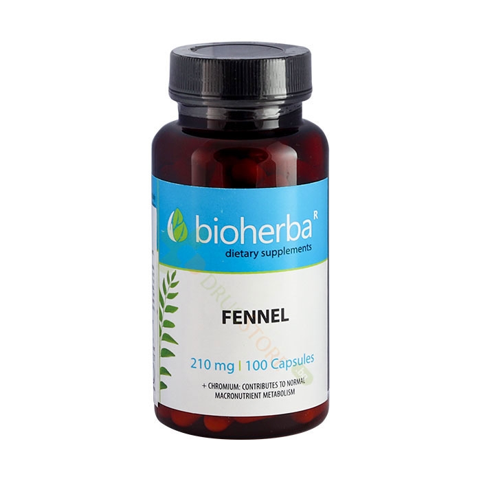 БИОХЕРБА РЕЗЕНЕ + ХРОМ капсули 210 мг 100 броя / BIOHERBA FENNEL + CHROMIUM