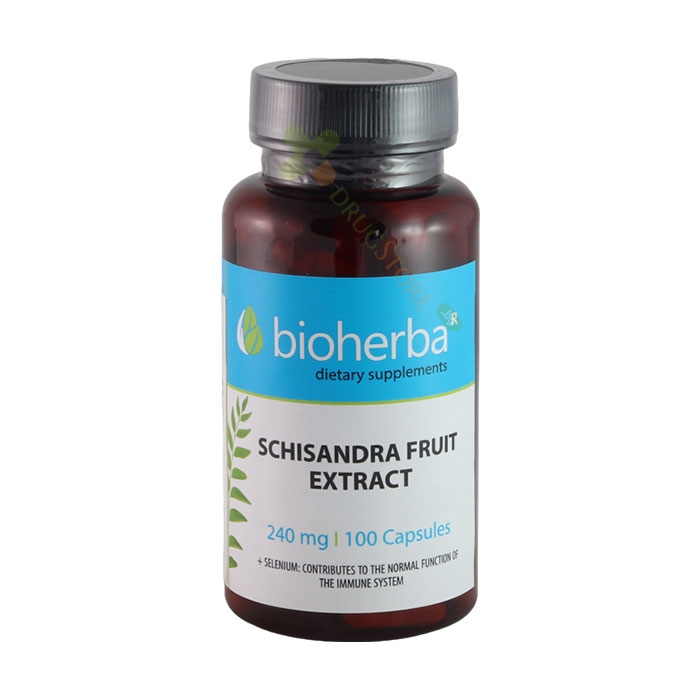 БИОХЕРБА ШИЗАНДРА ПЛОД + СЕЛЕН капсули 240 мг 100 броя / BIOHERBA SCHISANDRA FRUIT EXTRACT + SELENIUM