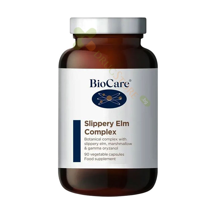 БИОКЕЪР ХЛЪЗГАВ БРЯСТ КОМПЛЕКС капсули 90 броя / BIOCARE SLIPPERY ELM COMPLEX