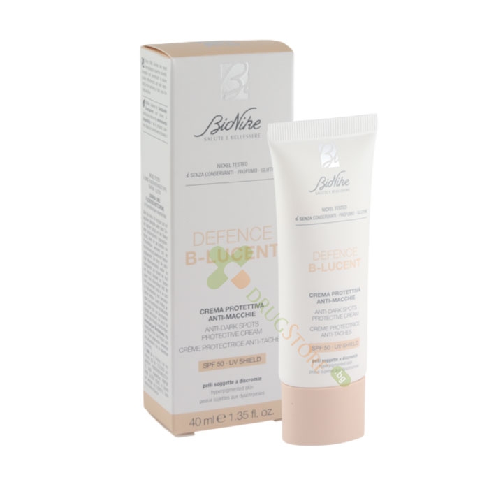 БИОНИКЕ DEFENCE B-LUCENT КРЕМ ПРОТИВ ТЪМНИ ПЕТНА СЪС SPF50 40 мл / BIONIKE DEFENCE B-LUCENT ANTI-DARK SPOTS PROTECTIVE CREAM SPF