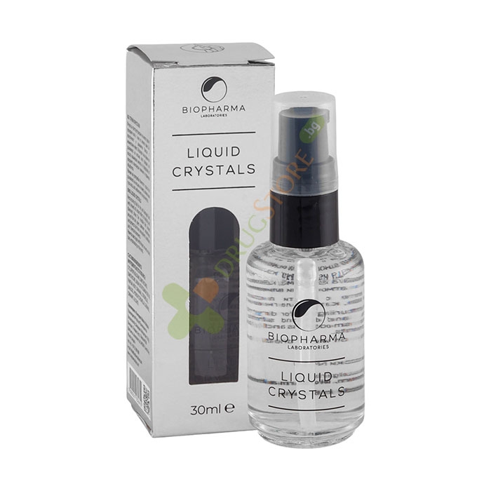 БИОФАРМА КРИСТАЛ ОЙЛ ТЕЧНИ КРИСТАЛИ ЗА КОСА С ОЛИО ОТ ЛЕНЕНО СЕМЕ 30 мл / LIQUID CRYSTALS FOR HAIR LINSEED OIL
