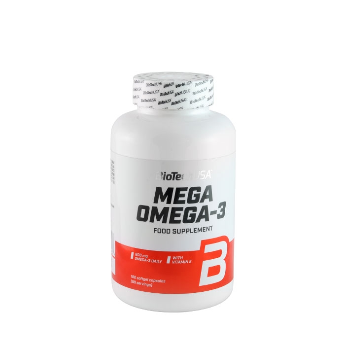БИОТЕЧ МЕГА ОМЕГА 3 капсули 180 броя / BIOTECH USA MEGA OMEGA 3