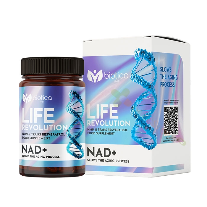 ЛАЙФ РЕВОЛЮШЪН NAD+ капсули 60 броя / BIOTICA LIFE REVOLUTION NAD+