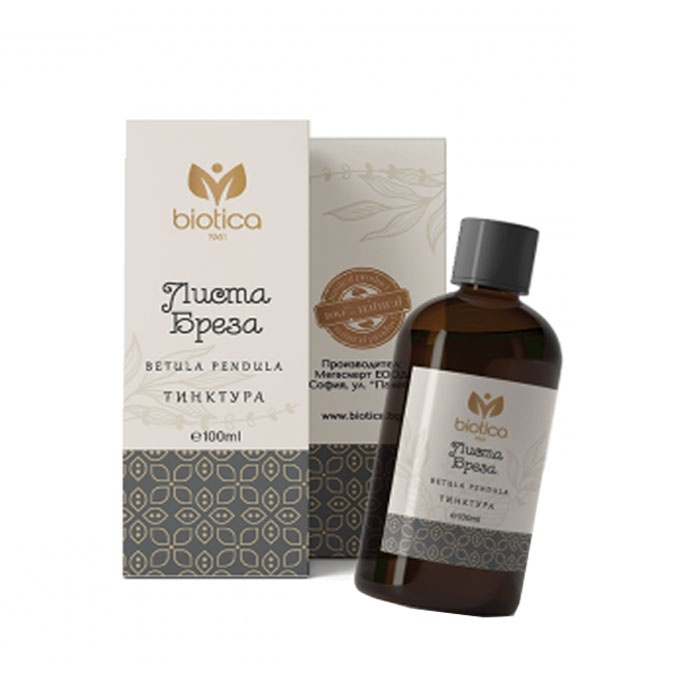 ЛИСТА БРЕЗА тинктура 100 мл. / BIOTICA BETULA PENDULA TINCTURE