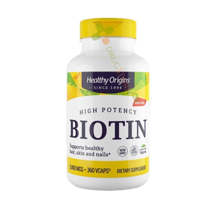БИОТИН капсули 5000 мкг 360 броя / HEALTHY ORIGINS BIOTIN