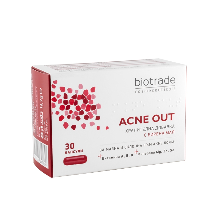 БИОТРЕЙД АКНЕ АУТ капсули 30 броя / BIOTRADE ACNE OUT