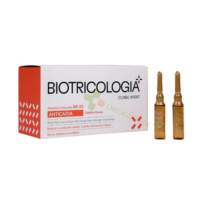 АМПУЛИ ПРИ КОСОПАД ЗА ВСЕКИ ТИП СКАЛП AR-23 21 броя / BIOTRICOLOGIA AR-23 ANTI- HAIR LOSS LOTION OILY SCALP