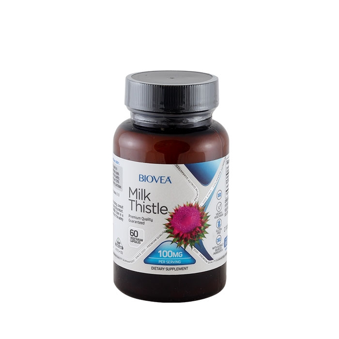 БИОВЕА БЯЛ ТРЪН капсули 100 мг 60 броя / BIOVEA MILK THISTLE