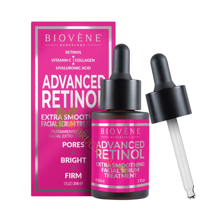 ИЗГЛАЖДАЩ СЕРУМ ЗА ЛИЦЕ С РЕТИНОЛ 30 мл / BIOVENE BARCELONA ADVANCED RETINOL EXTRA-SMOOTHING FACE SERUM