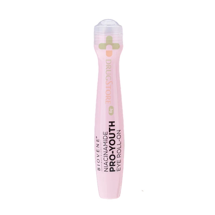 ОКОЛООЧЕН СЕРУМ РОЛ-ОН С ПЕПТИДИ И НИАЦИНАМИД 15 мл / BIOVENE BARCELONA REVITALIZING PRO-YOUTH NIACINAMIDE AND PEPTIDES UNDER EYE SERUM