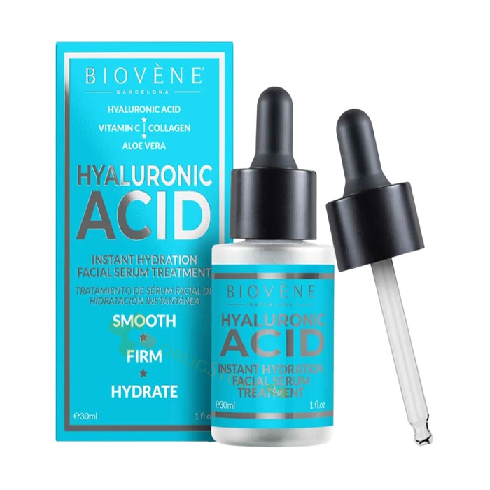 ИНТЕНЗИВЕН ХИДРАТИРАЩ СЕРУМ ЗА ЛИЦЕ С 10% ХИАЛУРОНОВА КИСЕЛИНА 30 мл / BIOVENE BARCELONA HYALURONIC ACID 10% FACIAL SERUM TREATMENT