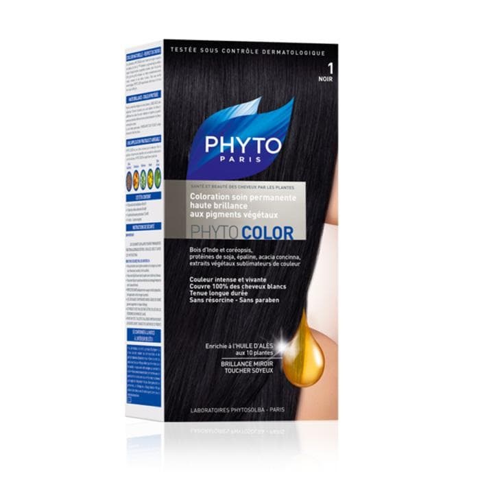 ФИТО БОЯ ЗА КОСА 1 ЧЕРНО / PHYTOSOLBA COLOR 1 NOIR