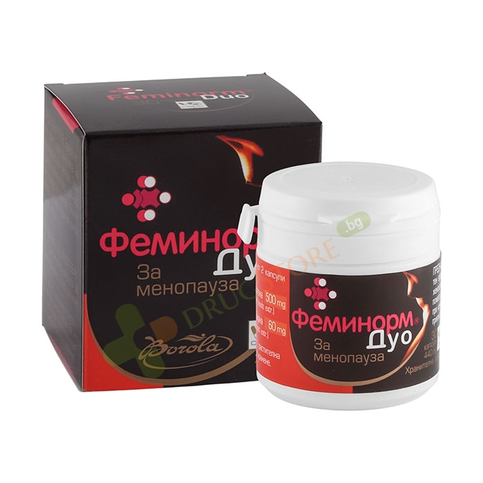 БОРОЛА ФЕМИНОРМ ДУО капсули 30 броя / BOROLA FEMINORM DUO