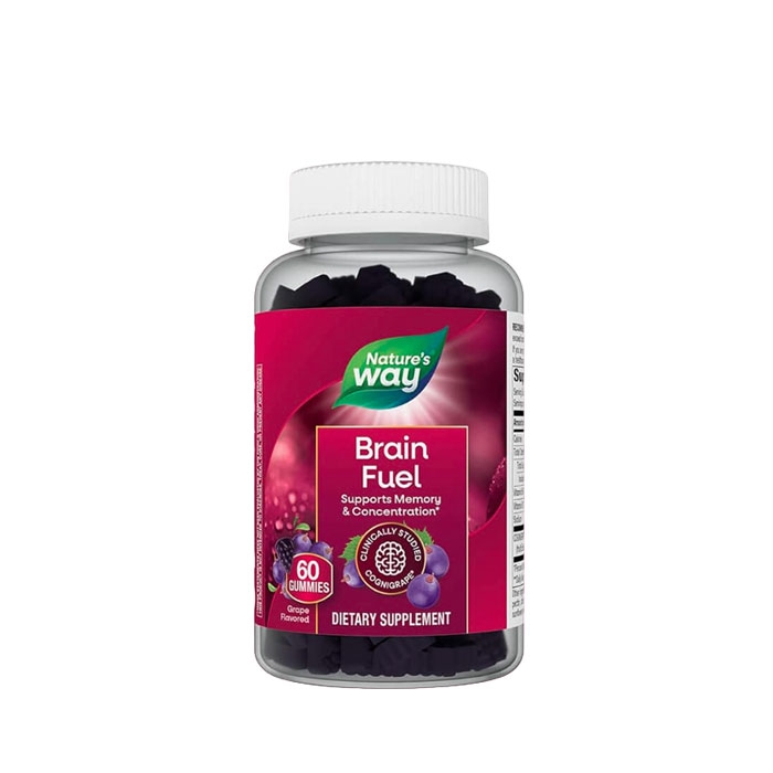 ФОРМУЛА ЗА ПАМЕТ И КОНЦЕНТРАЦИЯ BRAIN FUEL желирани таблетки 60 броя / NATURE&#039;S WAY BRAIN FUEL