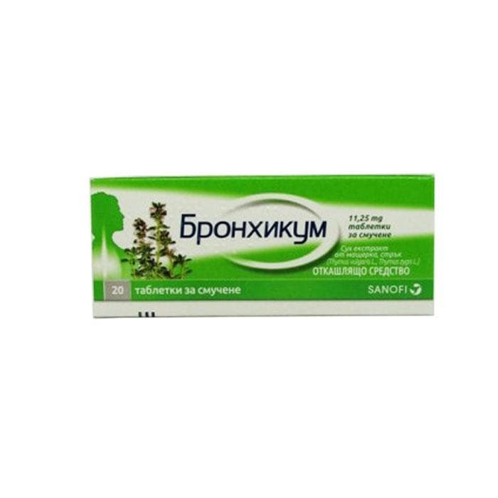 БРОНХИКУМ пастили 20 броя / BRONCHICUM