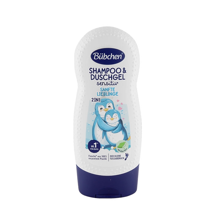 ШАМПОАН БЮБХЕН ЗА КОСА И ТЯЛО СЕНЗИТИВ 230 мл / BUBCHEN SHAMPOO &amp; SHOWER GEL FOR HAIR AND BODY SENSITIVE