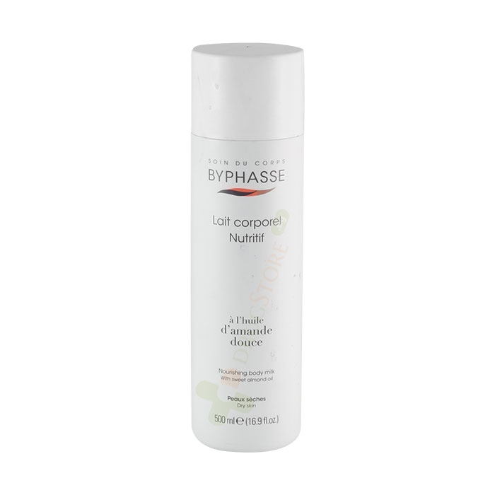 МЛЯКО ЗА ТЯЛО С МАСЛО ОТ СЛАДЪК БАДЕМ 500 мл / BYPHASSE BODY MILK WITH SWEET ALMOND OIL