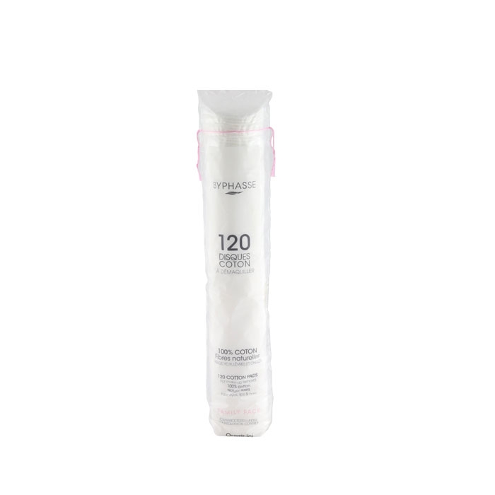 КОЗМЕТИЧНИ ТАМПОНИ 120 броя / BYPHASSE COSMETIC PADS