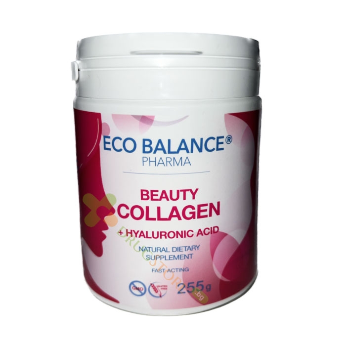 БЮТИ КОЛАГЕН + ХИАЛУРОНОВА КИСЕЛИНА прах 255 г / ECO BALANCE BEAUTY COLLAGEN + HYALURONIC ACID powder