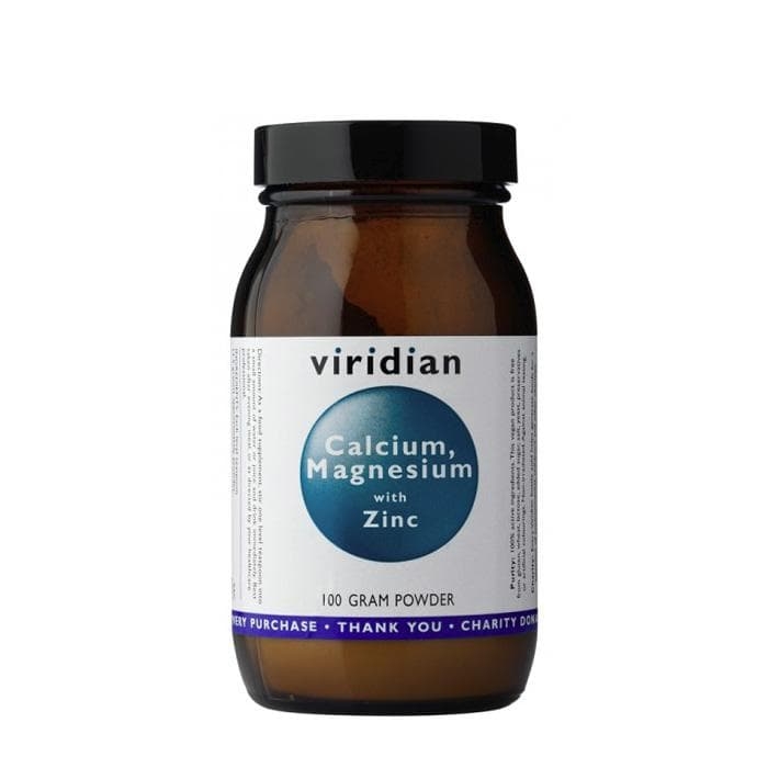 КАЛЦИЙ, МАГНЕЗИЙ И ЦИНК прах 100 гр. / VIRIDIAN CALCIUM MAGNESIUM WITH ZINC