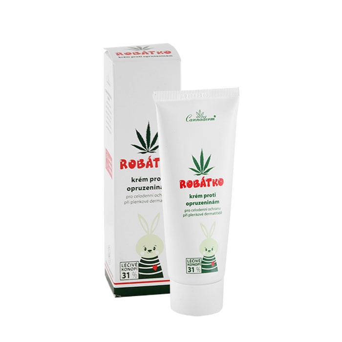 КАНАДЕРМ РОБАТКО КРЕМ ПРОТИВ ПОДСИЧАНЕ 75 г / CANNADERM ROBATKO DIAPER RASH CREAM