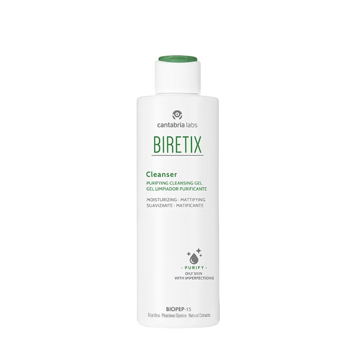ПОЧИСТВАЩ ГЕЛ ЗА МАЗНА КОЖА 200 мл / CANTABRIA LABS BIRETIX PURIFYING CLEANSING GEL