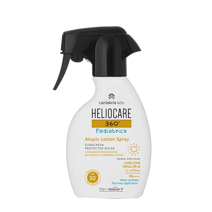 ПЕДИАТРИКС АТОПИК ЛОСИОН SPF50+ спрей 250 мл / CANTABRIA LABS HELIOCARE 360º PEDIATRICS ATOPIC LOTION SPF50 spray