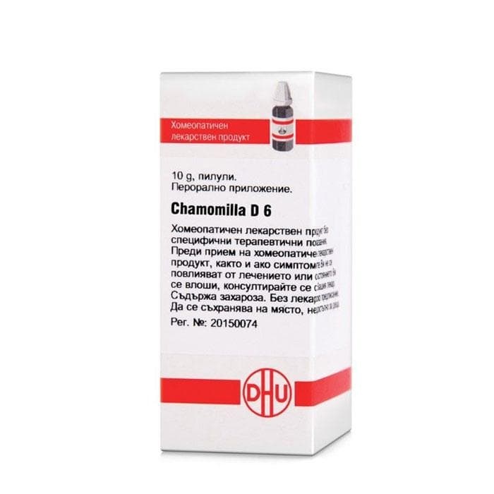 ХАМОМИЛА D6 пилули 10 гр. / CHAMOMILLA D6 pillules 10 gr.
