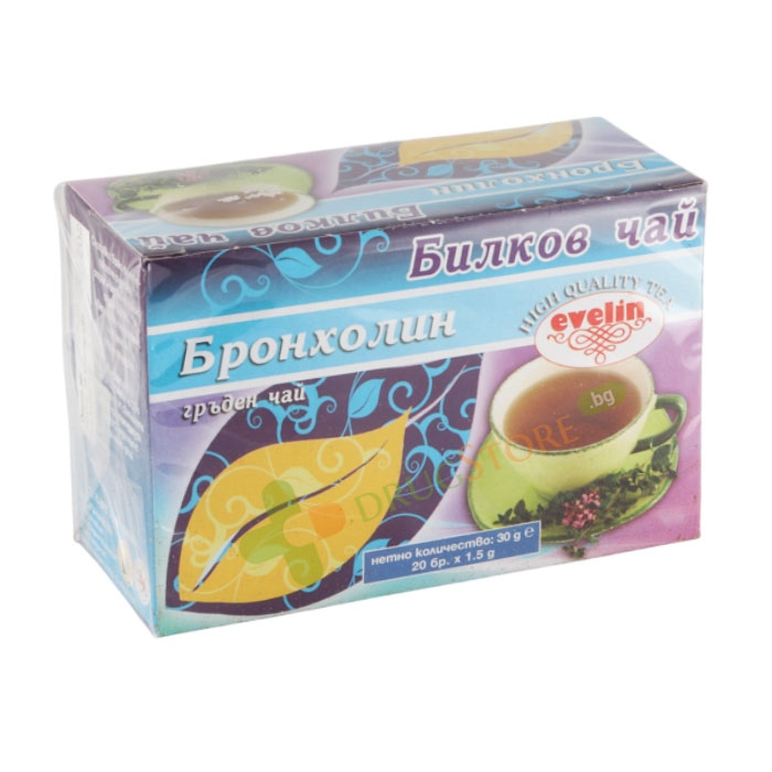 ЧАЙ БРОНХОЛИН филтър 20 броя / TEA BRONHOLIN TEA tea bags