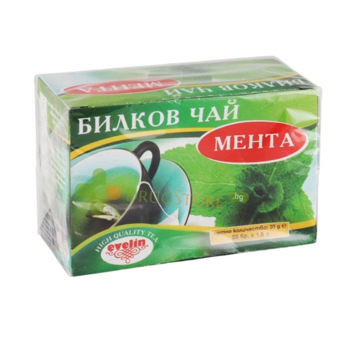 ЧАЙ МЕНТА филтър 20 броя / EVELIN 29 MINT TEA tea bags
