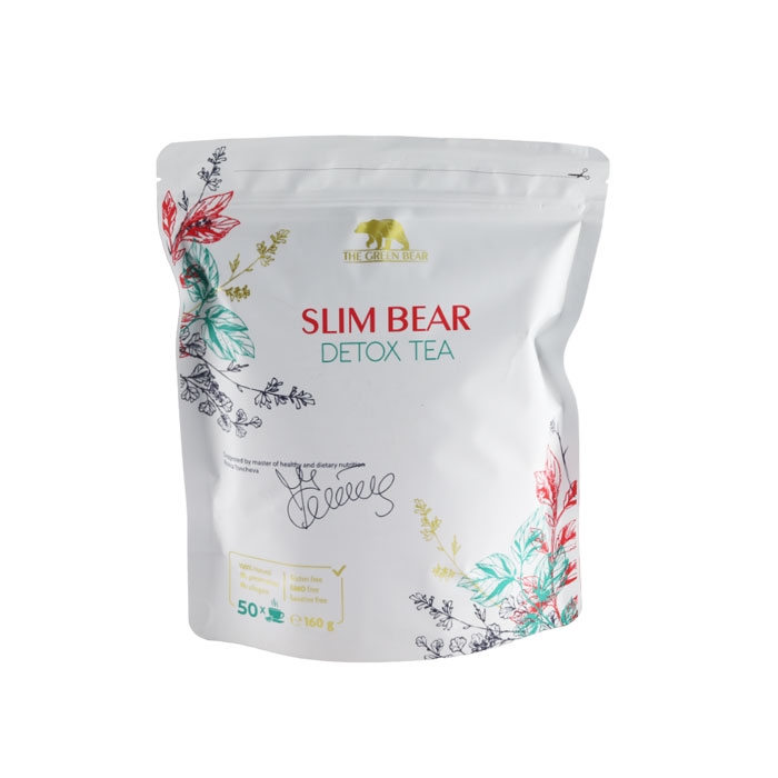 ЧАЙ СЛИМ БЕЪР ДЕТОКСИКИРАЩ ЧАЙ 160 г / THE GREEN BEAR SLIM BEAR DETOX TEA