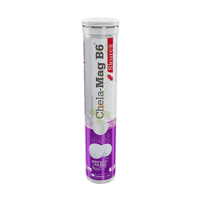 ЧЕЛА-МАГ B6 КРАМП ефервесцентни таблетки 20 броя / OLIMP LABS CHELA-MAG B6 CRAMP effervescent tablets