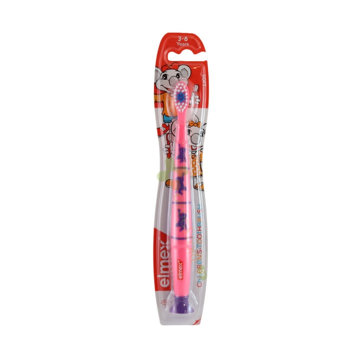ЧЕТКА ЗА ЗЪБИ ЕЛМЕКС КИДС 3 - 6 г / COLGATE PALMOLIVE ELMEX KIDS TOOTHBRUSH 3 - 6 y