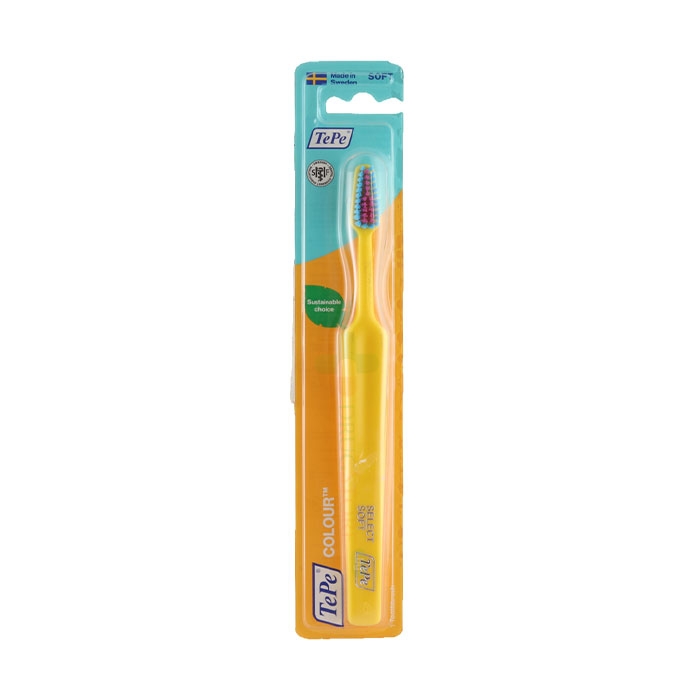ЧЕТКА ЗА ЗЪБИ ТЕПЕ КОЛОР СЕЛЕКТ СОФТ ЖЪЛТА / TEPE COLOUR SELECT SOFT TOOTHBRUSH YELLOW