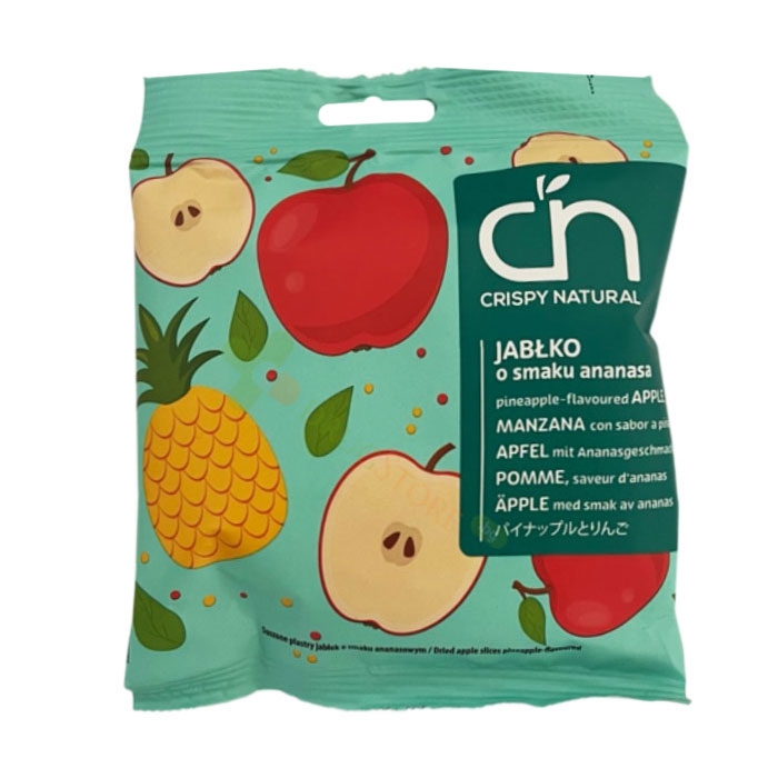 ЧИПС СУШЕНИ ЯБЪЛКИ С ВКУС НА АНАНАС 18 г / CRISPY NATURAL PINEAPPLE FALVOURED APPLE