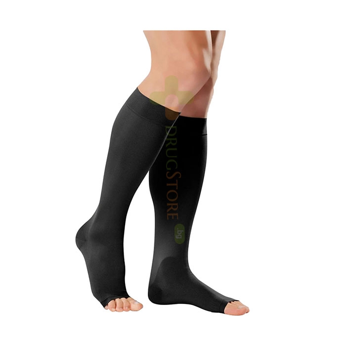 ЧОРАПИ 3/4 БЕЗ ПРЪСТИ ЛУКС КЛАС 1 РЪСТ 2 0408 / TONUS ELAST LUXURY 3/4 SOCKS WITHOUT TOES CLASS 1 SIZE 2