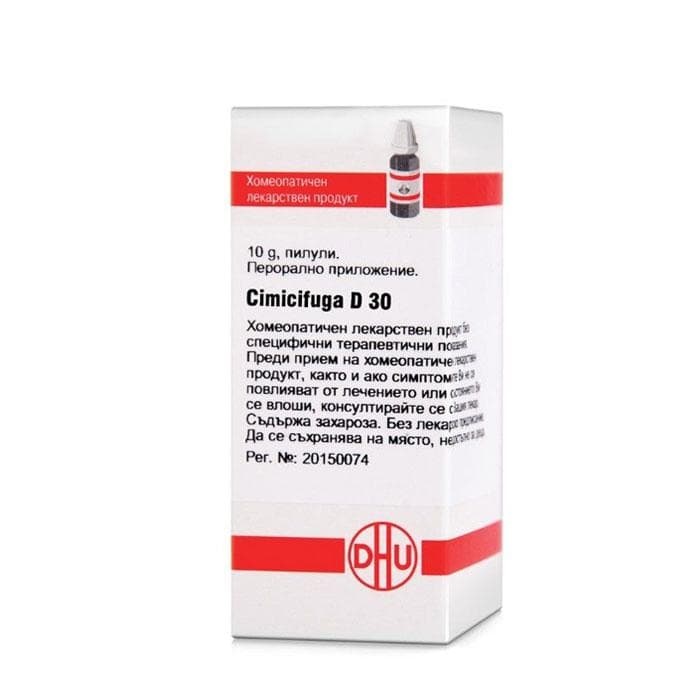 ЦИМИЦИФУГА D30 пилули 10 гр. / CIMICIFUGA D30 pillules 10 gr.