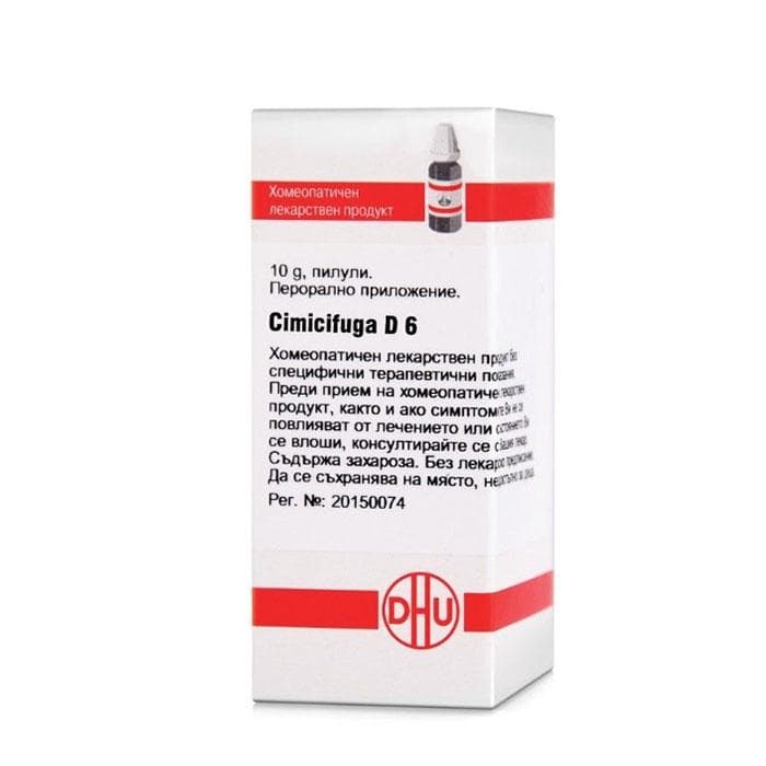 ЦИМИЦИФУГА D6 пилули 10 гр. / CIMICIFUGA D6 pillules 10 gr.
